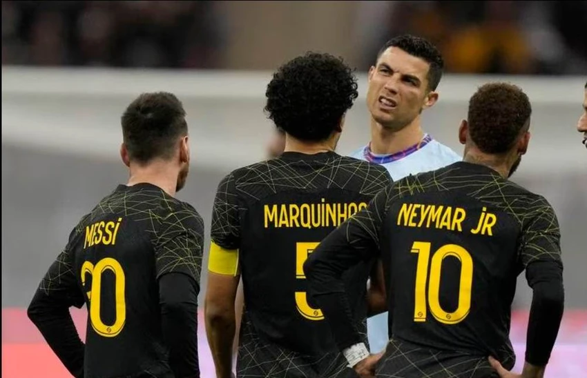 Một trận giao hữu quá nhiều siêu sao nhưng tính đối kháng không cao. Mbappe góp một bàn thắng vào chiến thắng 5-4 của đội khách đến từ thủ đô nước Pháp. Juan Bernat của PSG bị trọng tài người Qatar rút thẻ đỏ. Trợ lý của Liên quân bắt tay Ronaldo. Tổ trọng tài người Qatar điều hành trận đấu, Ronaldo là đội trưởng của Liên quân còn Marquinhos làm đội trưởng PSG. Trận đấu thắng lớn về mặt tài chính.