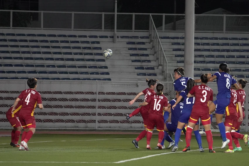 "Chướng ngại" lớn nhất của Philippines để lên ngôi vô địch SEA Games 32 là VN, nhưng họ đã từng thắng 4-0 hồi AFF Cup 2022. Ảnh: PFA "Chướng ngại" lớn nhất của Philippines để lên ngôi vô địch SEA Games 32 là VN, nhưng họ đã từng thắng 4-0 hồi AFF Cup 2022. Ảnh: PFA