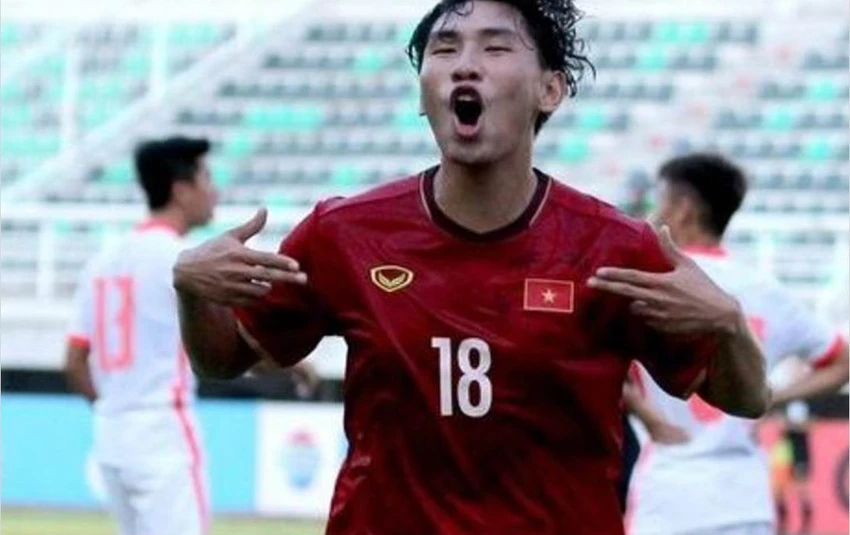 Đinh Xuân Tiến sẽ ghi bàn vào lưới U-20 Úc. Ảnh: CTP