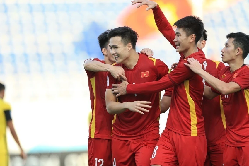 Nhà vô địch SEA Games-U-23 Việt Nam không phải là khách mời Merlion Cup 2023 của Singapore. Ảnh: CTV Nhà vô địch SEA Games-U-23 Việt Nam không phải là khách mời Merlion Cup 2023 của Singapore. Ảnh: CTV