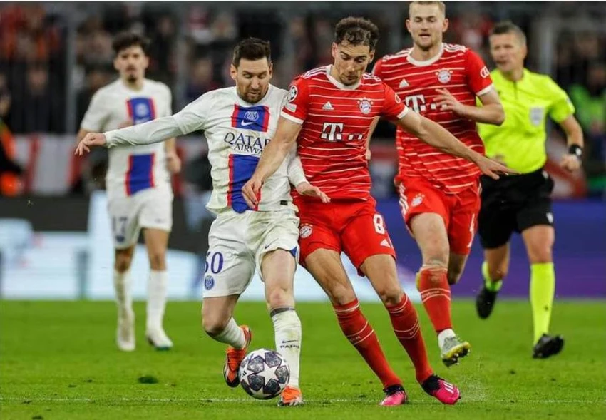 Nhà vô địch World Cup, Messi chẳng giúp gì được cho PSG, chơi hai mùa cho PSG thì hai mùa đội bị loại ở vòng 1/8. Ảnh: AFP