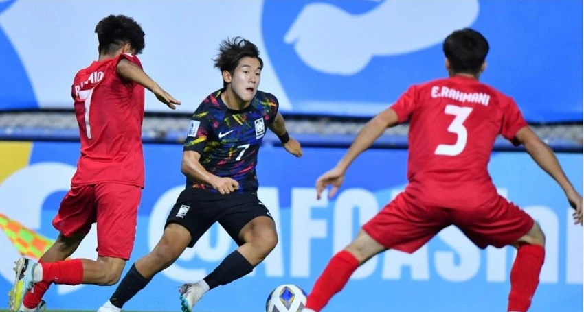 Hàn Quốc thắng dễ Afghanistan 4-0. Ảnh: AFC Hàn Quốc thắng dễ Afghanistan 4-0. Ảnh: AFC