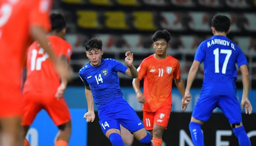 Uzbekistan (xanh) chạm trán với Saudi Arabia là trận thú vị. Ảnh: AFC Uzbekistan (xanh) chạm trán với Saudi Arabia là trận thú vị. Ảnh: AFC
