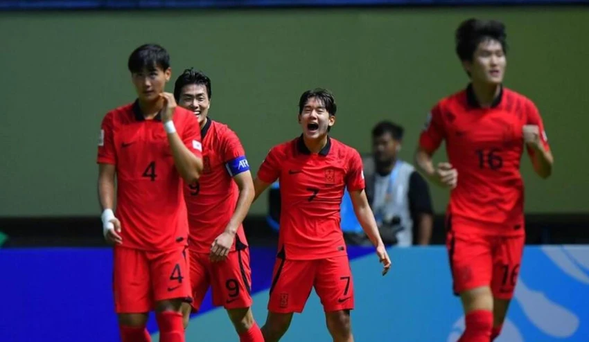 Hàn Quốc có vui mừng sau khi kết thúc trận cuối cùng tối nay (2-7)? Ảnh: AFC Hàn Quốc có vui mừng sau khi kết thúc trận cuối cùng tối nay (2-7)? Ảnh: AFC