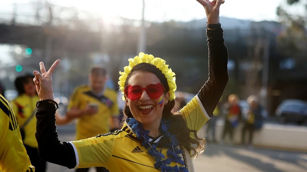 Fan Colombia sẽ tiếp tục đổ đến Úc cổ vũ đội nhà gặp nhà vô địch châu Âu-Anh ở tứ kết World Cup.