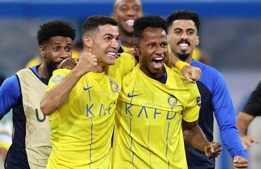 Ronaldo và đồng đội đánh bại đối thủ lớn Al Hilal 2-1 ở chung kết sau 120 phút. Ảnh: Al Nassr Club. Ronaldo và đồng đội đánh bại đối thủ lớn Al Hilal 2-1 ở chung kết sau 120 phút. Ảnh: Al Nassr Club.