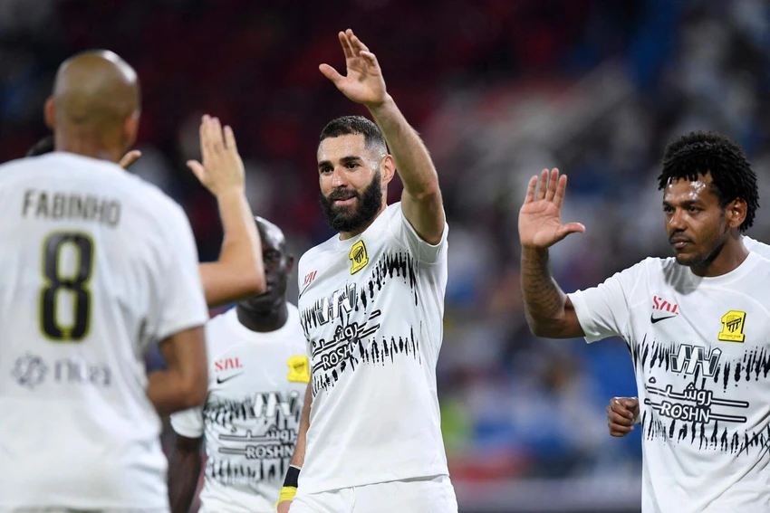 Quả bóng vàng thế giới 2022 Benzema về với Al Ittihad. Ảnh: A.N Quả bóng vàng thế giới 2022 Benzema về với Al Ittihad. Ảnh: A.N