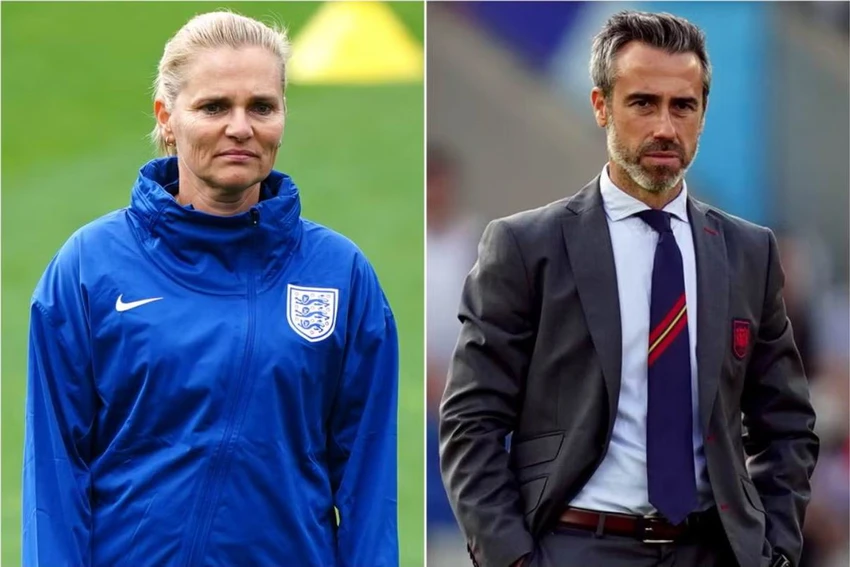 Hai kỳ World Cup liên tiếp, nữ HLV Sarina Wiegmann đưa Hà Lan và đưa Anh vào trận chung kết World Cup. Còn HLV Jorge Vilda làm tạo lịch sử cho Tây Ban Nha. Ảnh: IND Hai kỳ World Cup liên tiếp, nữ HLV Sarina Wiegmann đưa Hà Lan và đưa Anh vào trận chung kết World Cup. Còn HLV Jorge Vilda làm tạo lịch sử cho Tây Ban Nha. Ảnh: IND