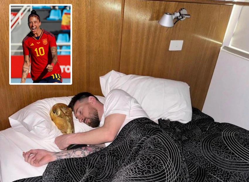 Hermoso có thần tượng là Messi. Ảnh: K.T Hermoso có thần tượng là Messi. Ảnh: K.T