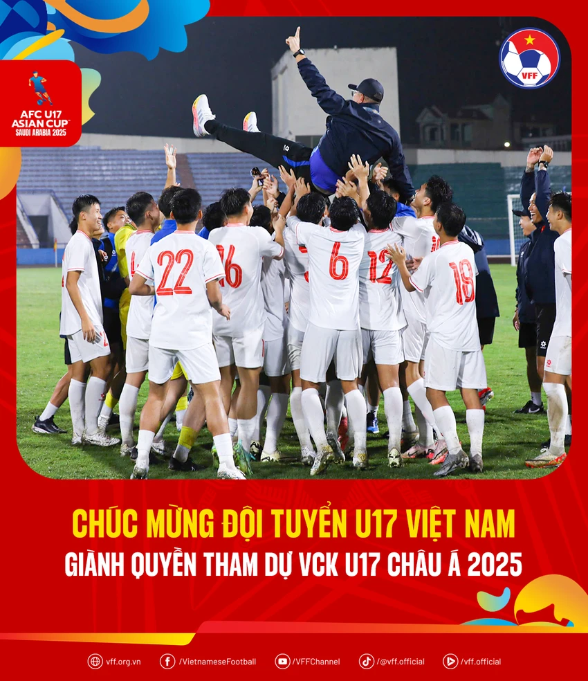 Thầy trò HLV Cristiano Roland của U-17 Việt Nam sẽ có vé đi World Cup?