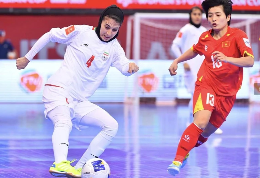 Tuyển Việt Nam và Iran chia điểm nhau qua trận hòa không bàn thắng. Ảnh: AFC