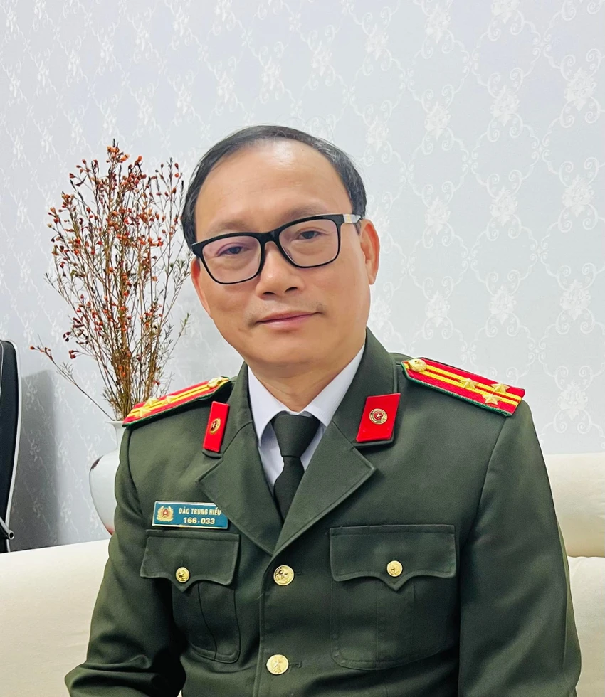 Tiến sĩ, Thượng tá Đào Trung Hiếu. (Ảnh: nhân vật cung cấp) Tiến sĩ, Thượng tá Đào Trung Hiếu. (Ảnh: nhân vật cung cấp)