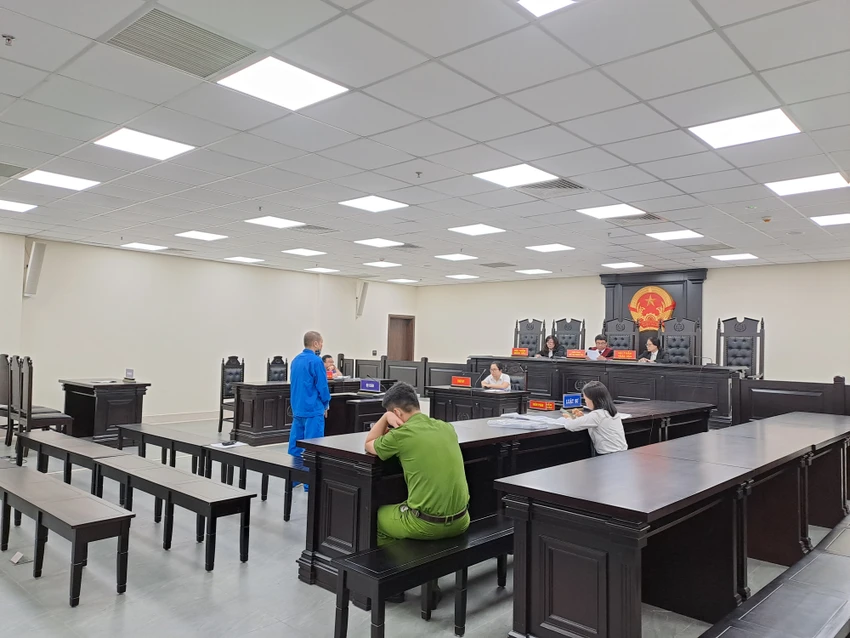 Phiên tòa chỉ giải quyết phần dân sự của vụ án lừa đảo chiếm đoạt 347 tỉ đồng. Ảnh: BT Phiên tòa chỉ giải quyết phần dân sự của vụ án lừa đảo chiếm đoạt 347 tỉ đồng. Ảnh: BT