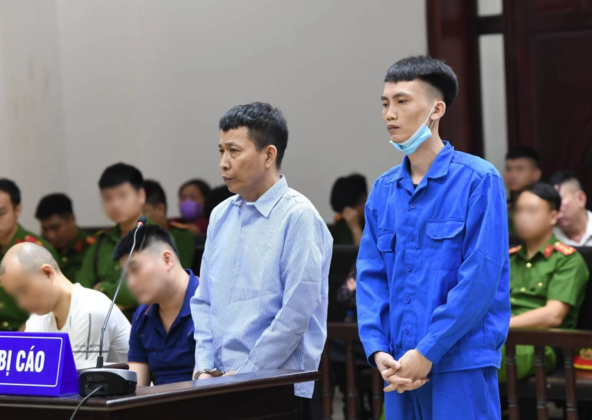 Hai bị cáo tại phiên tòa. Ảnh: CTV Hai bị cáo tại phiên tòa. Ảnh: CTV