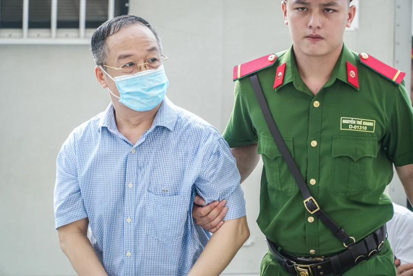 Cựu Cục phó Cục Quản lý Xuất nhập cảnh Trần Văn Dự. Ảnh: Phi Hùng