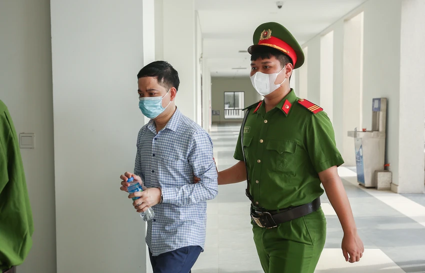 Bị cáo Phạm Trung Kiên. Ảnh: Phi Hùng