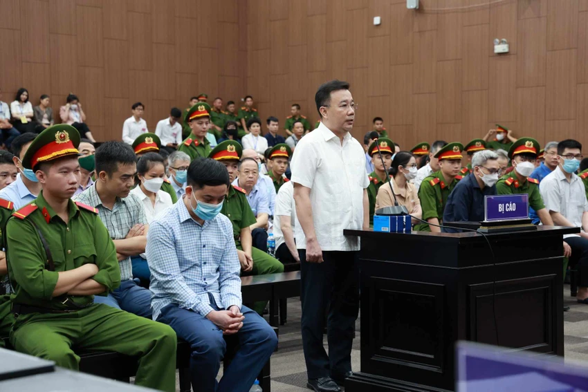 Bị cáo Chử Xuân Dũng, cựu Phó Chủ tịch Hà Nội. Ảnh: CTV Bị cáo Chử Xuân Dũng, cựu Phó Chủ tịch Hà Nội. Ảnh: CTV