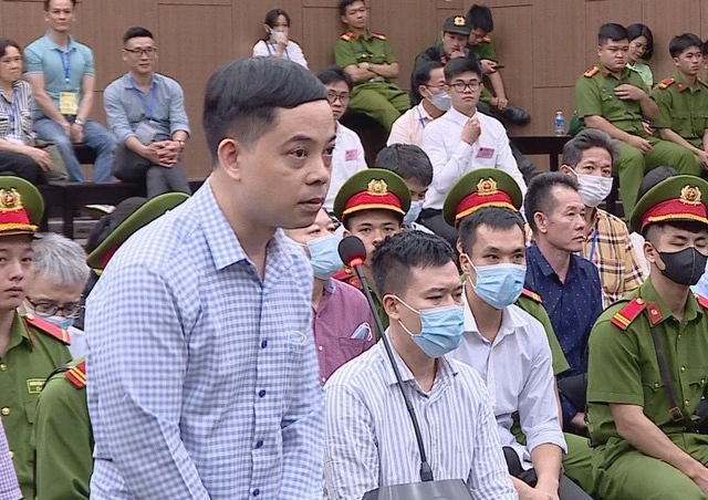 Bị cáo Phạm Trung Kiên. Ảnh: Nam Anh