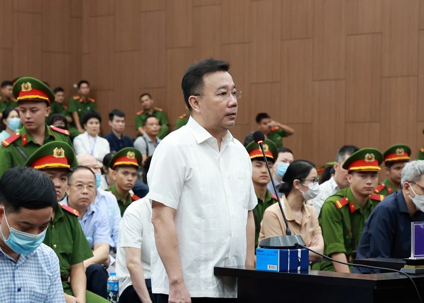 Bị cáo Chử Xuân Dũng, cựu phó chủ tịch UBND TP Hà Nội. Ảnh: CTV Bị cáo Chử Xuân Dũng, cựu phó chủ tịch UBND TP Hà Nội. Ảnh: CTV
