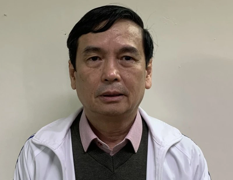 Cựu Giám đốc CDC Nghệ An Nguyễn Văn Định. Ảnh: BCA Cựu Giám đốc CDC Nghệ An Nguyễn Văn Định. Ảnh: BCA