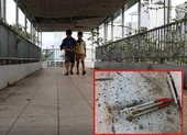 Sở GTVT đề nghị xử lý bơm kim tiêm trên cầu bộ hành