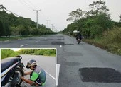 Hồi hộp khi đi qua con đường chắp vá nhiều nhất