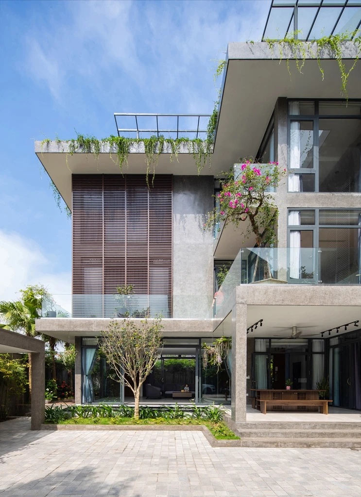 Biệt thự hình zic zac đẹp như resort ở Ninh Bình ảnh 3 biet-thu-hinh-ziczac-o-ninh-binh-4