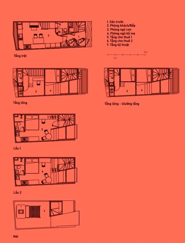 Căn nhà 34 m² ‘nhỏ mà có võ’ trong con hẻm ở Sài Gòn ảnh 16 ngoi-nha-trong-hem-nho-sai-gon-17