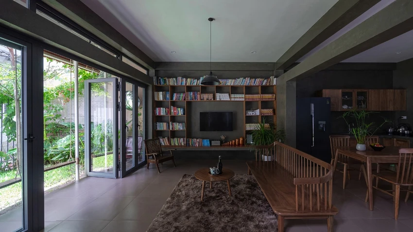 Khám phá ngôi nhà ống có vườn và nhà hòa làm một ảnh 5 ngoi-nha-co-vuon-va-nha-hoa-thanh-mot-6