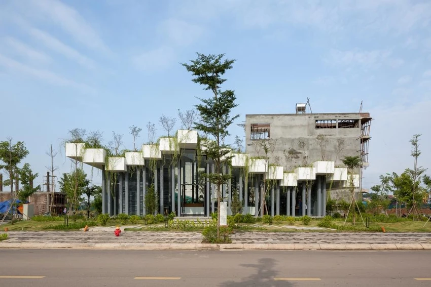 Công trình được thiết kế bởi kiến trúc sư ARO Studio tại Bắc Giang. Công trình được thiết kế bởi kiến trúc sư ARO Studio tại Bắc Giang.