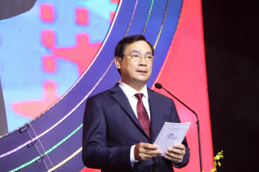 Ông Nguyễn Trùng Khánh, Tổng cục trưởng Tổng cục Du lịch phát biểu. Ông Nguyễn Trùng Khánh, Tổng cục trưởng Tổng cục Du lịch phát biểu.