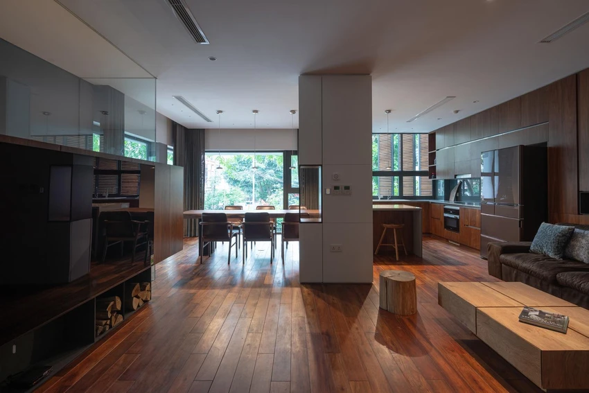 Chỉ với diện tích 90 m², ngôi nhà đã đáp ứng đủ công năng sử dụng của gia chủ, đầy đủ không gian chung và riêng, đặc biệt các không gian đều kết nối với thiên nhiên. Chỉ với diện tích 90 m², ngôi nhà đã đáp ứng đủ công năng sử dụng của gia chủ, đầy đủ không gian chung và riêng, đặc biệt các không gian đều kết nối với thiên nhiên.