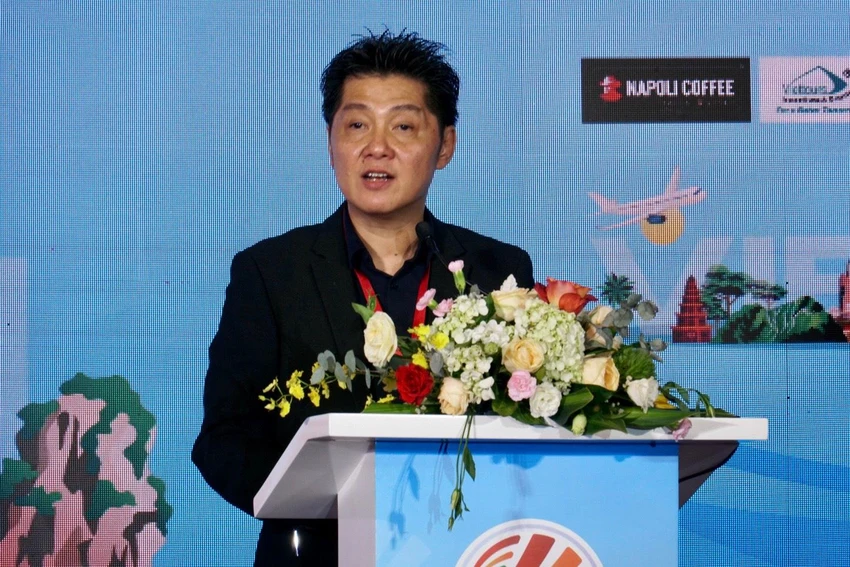 Ông Lại Minh Duy, Phó Chủ tịch Hiệp hội Du lịch TP.HCM phát biểu. Ông Lại Minh Duy, Phó Chủ tịch Hiệp hội Du lịch TP.HCM phát biểu.