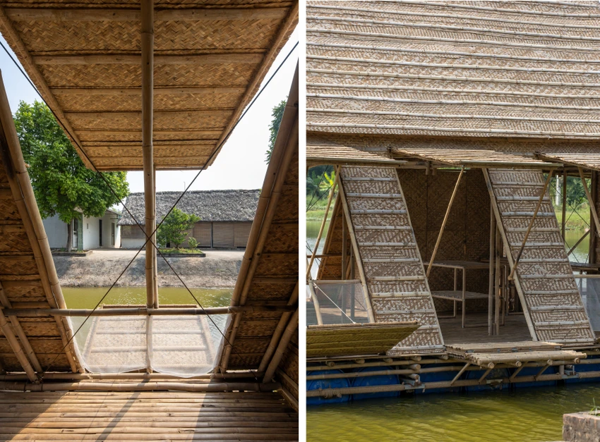 Hệ thống cửa có thể đóng mở linh hoạt giúp ngôi nhà đủ vững chãi trước những điều kiện thời tiết bất lợi.