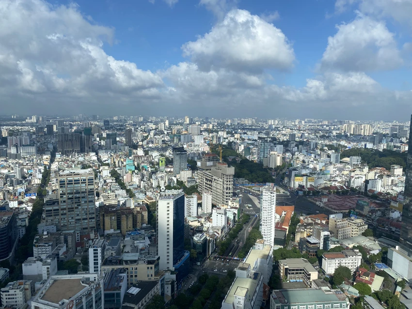 Vẻ đẹp của TP.HCM từ góc nhìn của tòa nhà Bitexco. Vẻ đẹp của TP.HCM từ góc nhìn của tòa nhà Bitexco.