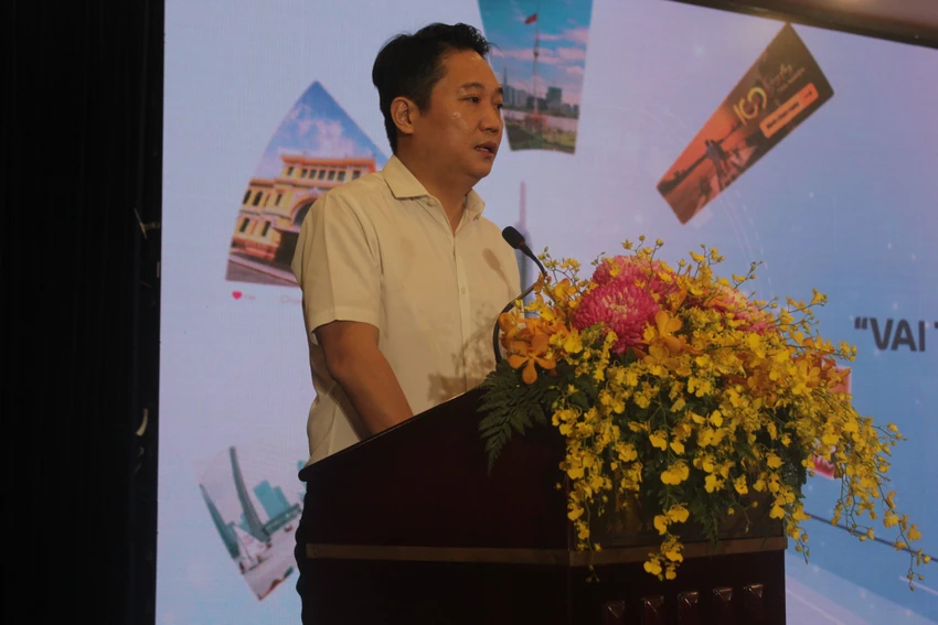 Ông Lê Trương Hiền Hòa, Phó giám đốc Sở Du lịch TP.HCM phát biểu.