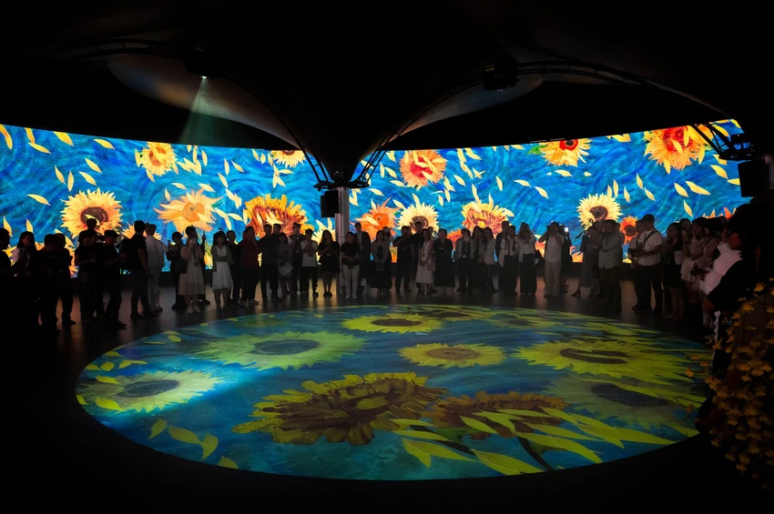 Triển lãm Van Gogh thu hút hơn 75.000 lượt khách tham quan. Ảnh: KL.