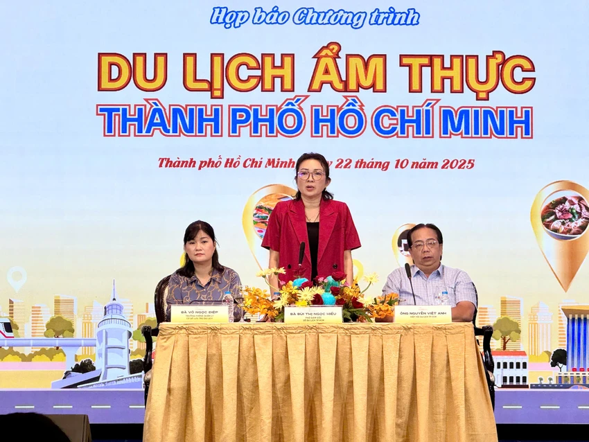 TP.HCM tổ chức lễ công bố 20 chương trình du lịch ẩm thực năm 2025. Ảnh: TT.