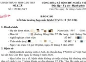 Cần Thơ: Bệnh nhân 154 sắp được ra viện
