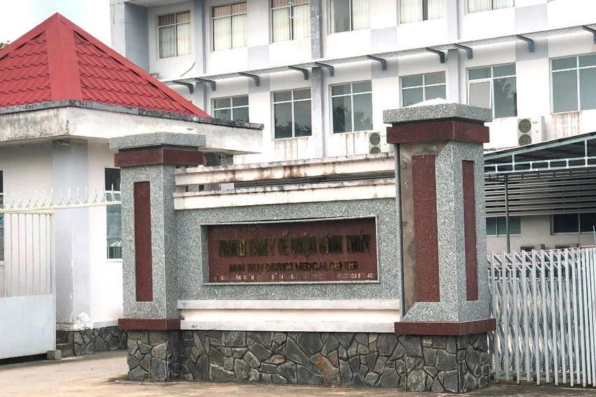 Trung tâm y tế quận Bình Thủy, TP Cần Thơ. Ảnh: LĐ