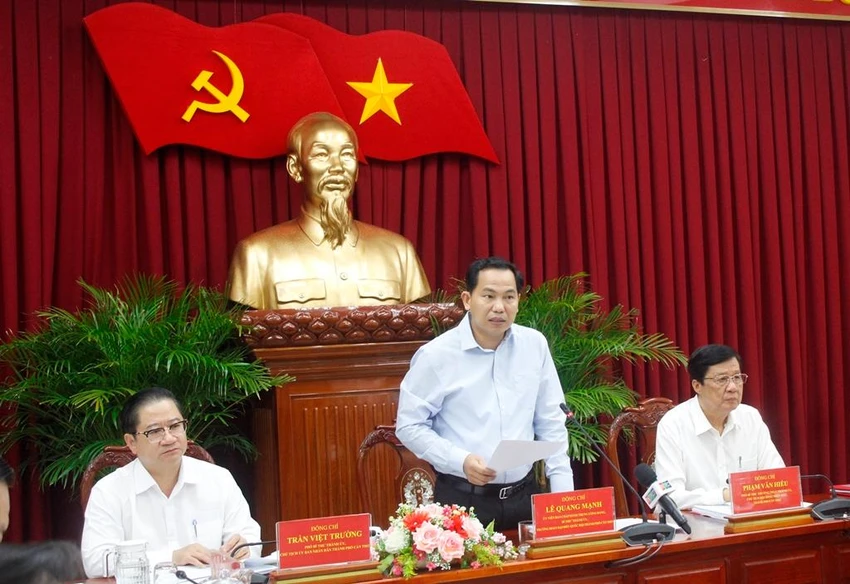 Bí thư Cần Thơ Lê Quang Mạnh Bí thư Cần Thơ Lê Quang Mạnh