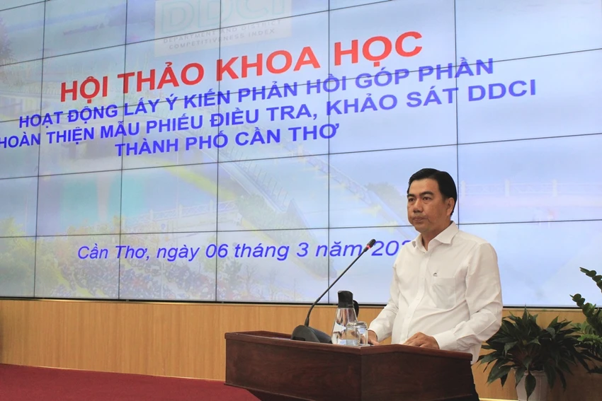 TS Lê Chí Phương - Phó viện trưởng Viện KTXH Cần Thơ TS Lê Chí Phương - Phó viện trưởng Viện KTXH Cần Thơ