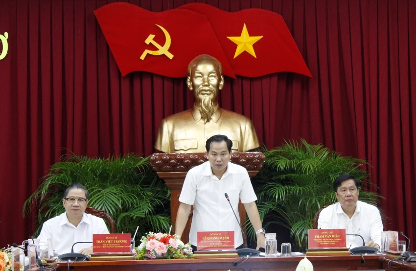 Bí thư Cần Thơ Lê Quang Mạnh Bí thư Cần Thơ Lê Quang Mạnh