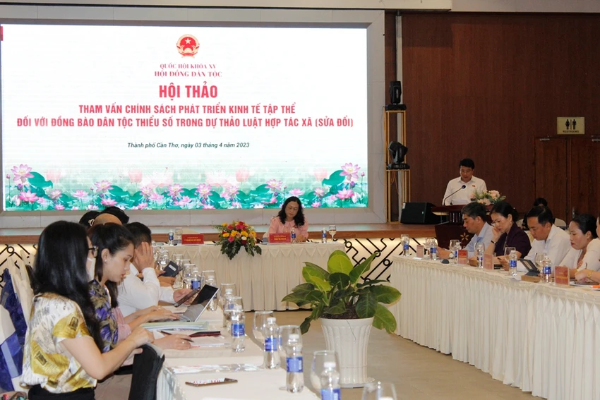 Quang cảnh hội thảo. Ảnh: NHẪN NAM Quang cảnh hội thảo. Ảnh: NHẪN NAM
