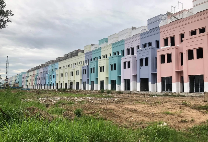 Một dự án bất động sản tại TP Cần Thơ. Ảnh: NHẪN NAM Một dự án bất động sản tại TP Cần Thơ. Ảnh: NHẪN NAM