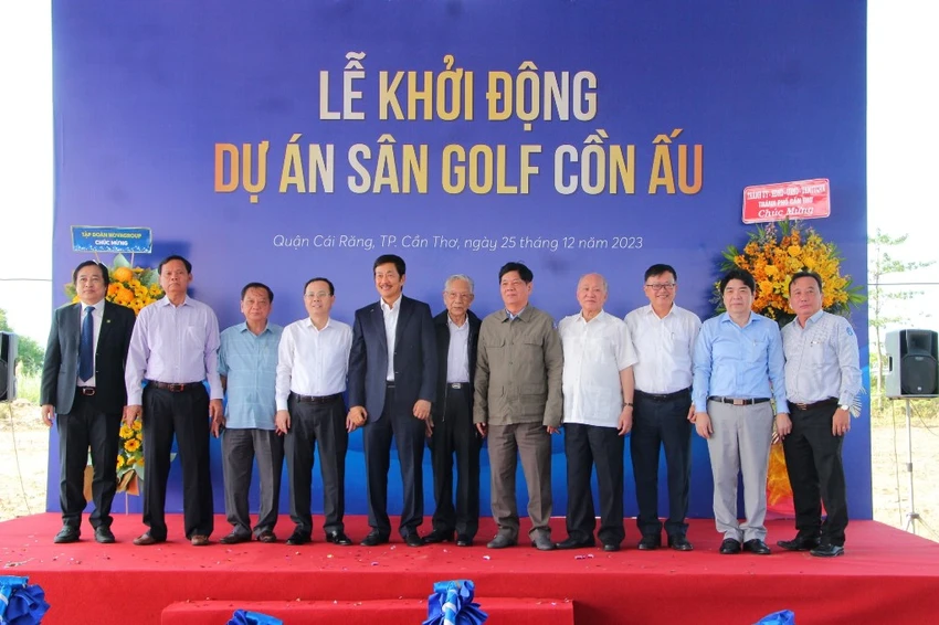 Khởi động dự án sân golf Cồn Ấu.