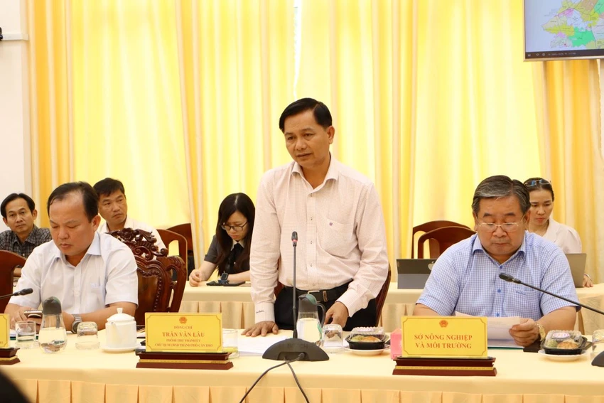 Chủ tịch UBND TP Cần Thơ Trần Văn Lâu.