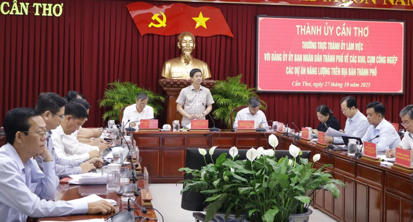 Bí thư Thành ủy Cần Thơ Lê Quang Tùng