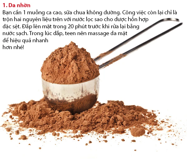 Trị nám, dưỡng ẩm cho các loại da từ bột ca cao ảnh 1 Trị nám, dưỡng ẩm cho các loại da từ bột ca cao ảnh 1