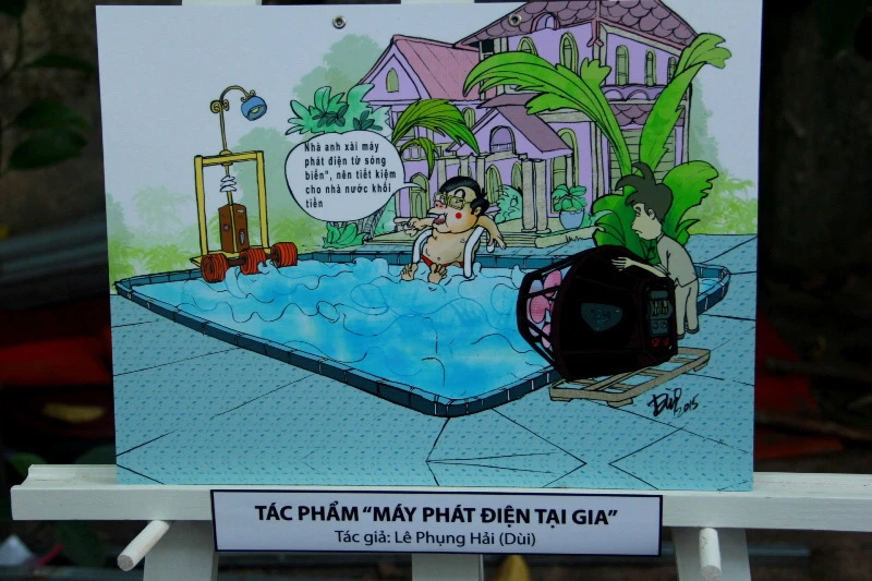 Toàn cảnh tiết kiệm điện trong con mắt biếm ảnh 5 Toàn cảnh tiết kiệm điện trong con mắt biếm ảnh 5